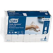 Ультрамягкие листовые полотенца Tork Xpress Premium Mfold сложения Multifold