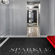 Ковер с логотипом в салоне красоты Sparkle